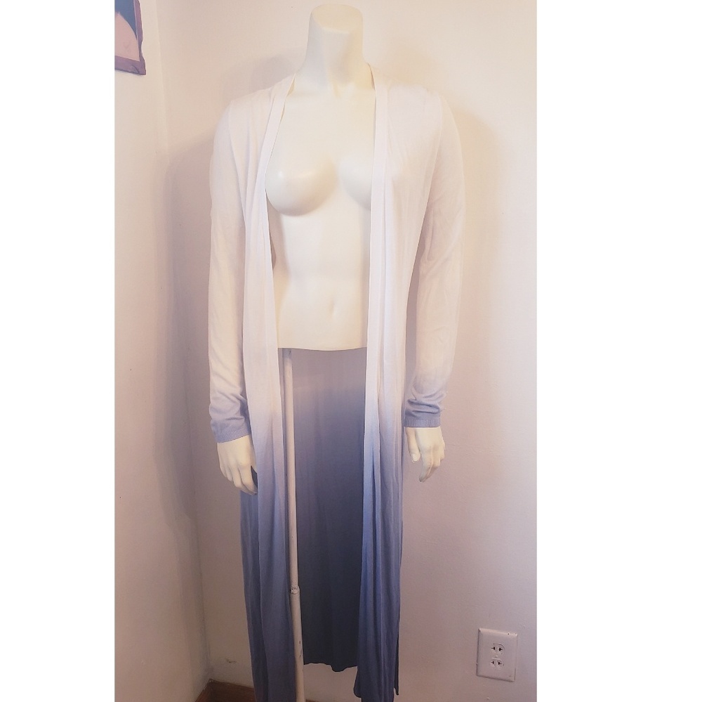 WHBM LONG CARDIGAN/DUSTER